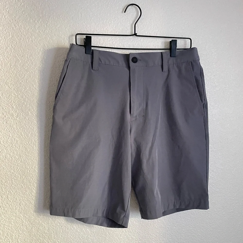 Banana Republic Men’s Flat Front Active Short‎s 34 Grey